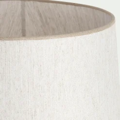 Abat-Jour Suspension|Suspension Non-Électrifiée*alinea Abat-jour conique en tissu D45cm - Blanc