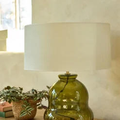 Abat-Jour Lampe|Abat-Jour Suspension*alinea Abat-jour cylindrique en coton D40cm - roucas Beige