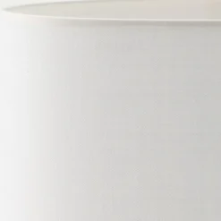 Abat-Jour Lampe*alinea Abat-jour cylindrique en coton D32cm - Blanc