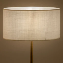 Abat-Jour Lampe*alinea Abat-jour cylindrique en coton D32cm - Blanc