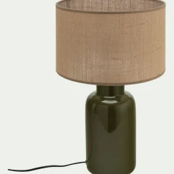 Abat-Jour Lampe|Abat-Jour Suspension*alinea Abat-jour cylindrique en cotonette D28cm - Beige