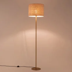 Abat-Jour Lampe*alinea Abat-jour cylindrique en coton D40xH30cm - Naturel