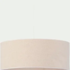 Abat-Jour Lampe|Abat-Jour Suspension*alinea Abat-jour cylindrique en coton D50cm - écru Blanc