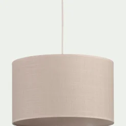 Lustre De Salle À Manger|Lustre*alinea Abat-jour cylindrique en coton D60cm - roucas Beige