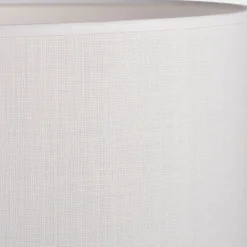 Lustre De Salle À Manger|Lustre*alinea Abat-jour cylindrique en coton D40cm - capelan Blanc