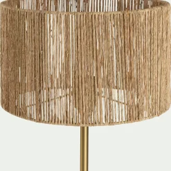 Suspension Naturelle|Suspension Non-Électrifiée*alinea Abat-jour cylindrique en jute D32cm - Naturel