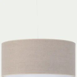 Abat-Jour Lampe|Abat-Jour Suspension*alinea Abat-jour cylindrique en lin D55cm - Naturel