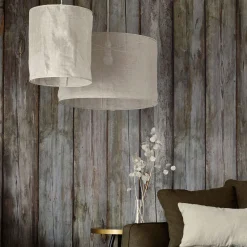 Lustre De Salle À Manger|Lustre*alinea Abat-jour cylindrique en lin D60cm - Beige