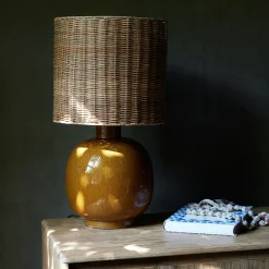 Abat-Jour Lampe|Abat-Jour Naturel*alinea Abat-jour cylindrique en rotin H30cm - Naturel