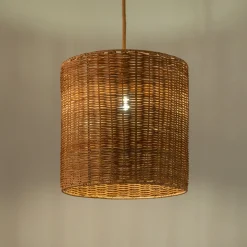 Abat-Jour Lampe|Abat-Jour Naturel*alinea Abat-jour cylindrique en rotin H30cm - Naturel