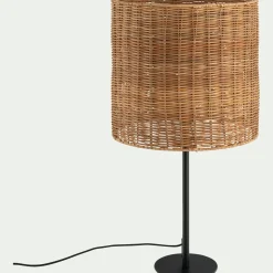 Abat-Jour Lampe|Abat-Jour Naturel*alinea Abat-jour cylindrique en rotin H30cm - Naturel