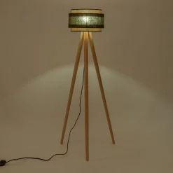 Abat-Jour Suspension|Suspension Non-Électrifiée*alinea Abat-jour cylindrique en tissu D38cm - Vert