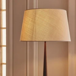 Abat-Jour Lampe*alinea Abat-jour tambour en coton - D45cm roucas Beige