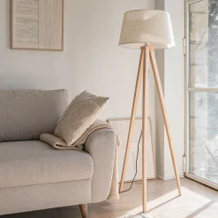 Abat-Jour Lampe|Abat-Jour Suspension*alinea Abat-jour tambour en jute D45cm - écru Blanc