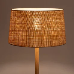 Abat-Jour Lampe*alinea Abat-jour tambour en raphia D45cm - Naturel