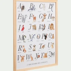 Matelas Enfant|Déco Murale*alinea Abécédaire illustré et encadré A3 Naturel