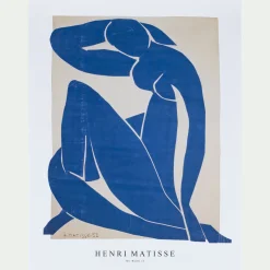 Toile, Tableau Et Affiche*alinea Affiche silhouette 30x40cm - Bleu