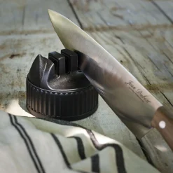 Couteau De Cuisine*alinea Aiguiseur à couteaux 3 niveaux - Noir