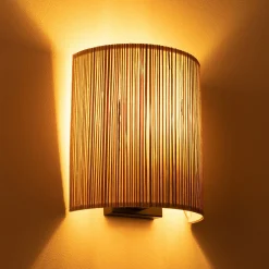 Applique Murale*alinea Applique électrifiée en acier et algues H26cm - Naturel