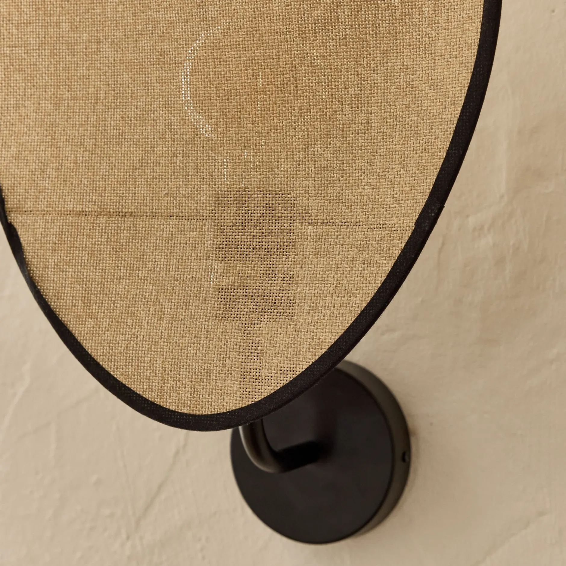 Applique Murale*alinea Applique électrifiée en papier tressé H39cm - Naturel