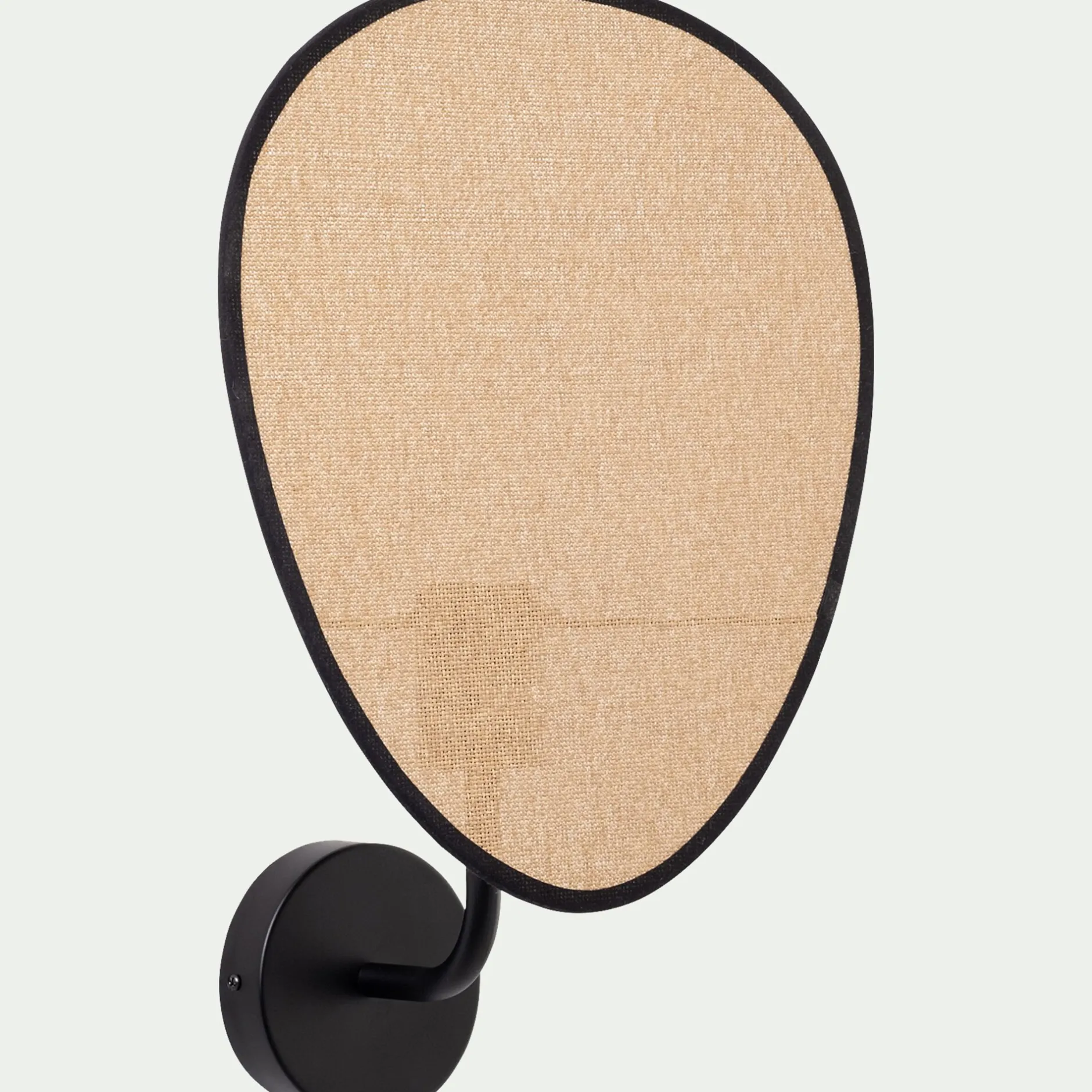 Applique Murale*alinea Applique électrifiée en papier tressé H39cm - Naturel