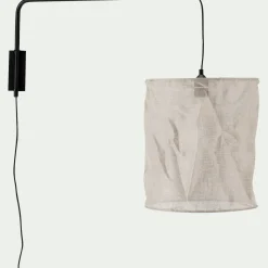 Applique Murale*alinea Applique murale en acier - L42cm Noir