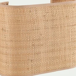 Applique Murale*alinea Applique non électrifiée en rabane l25cm - Naturel