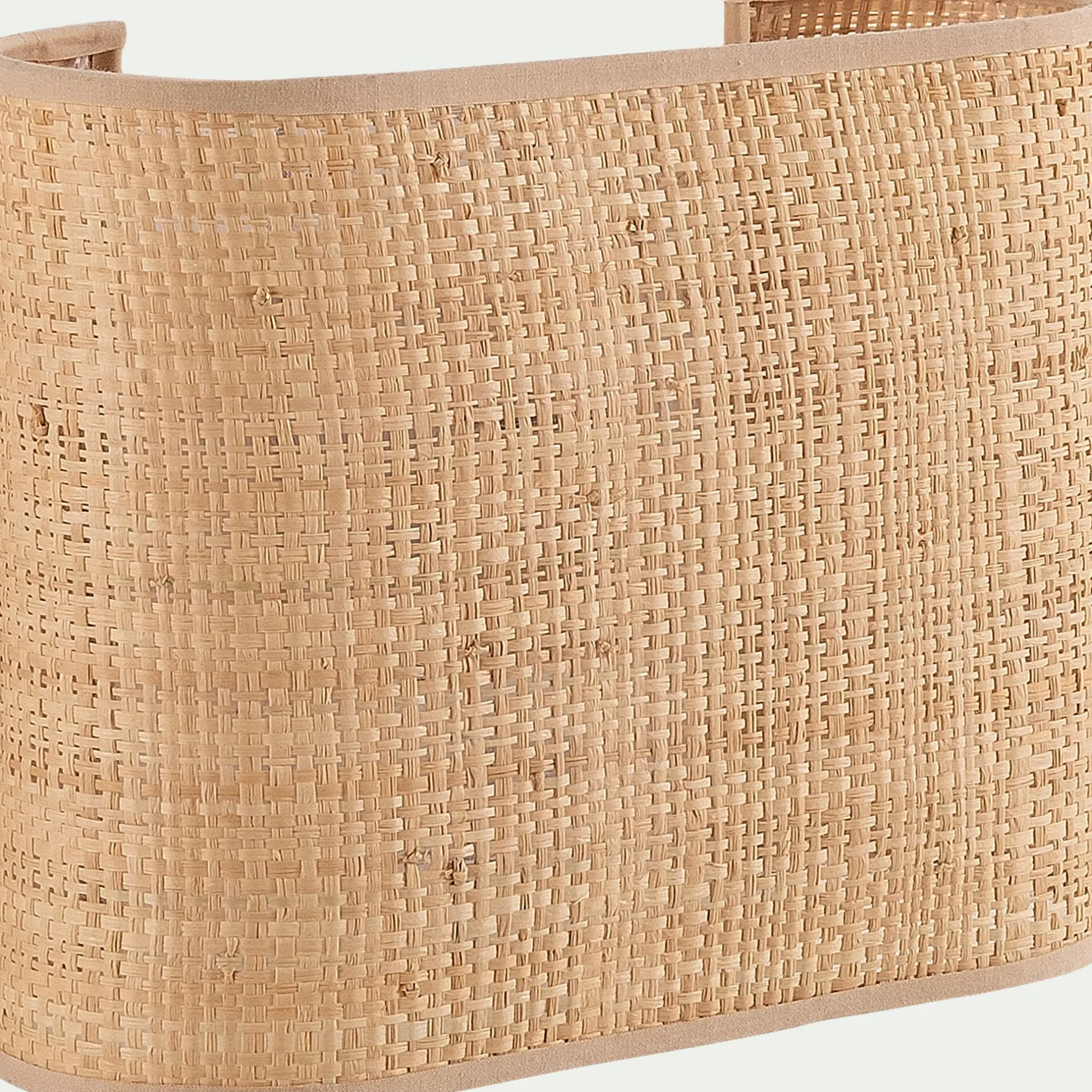 Applique Murale*alinea Applique non électrifiée en rabane l25cm - Naturel