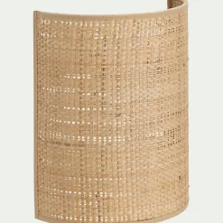 Applique Murale*alinea Applique non électrifiée en rabane D20cm - Naturel