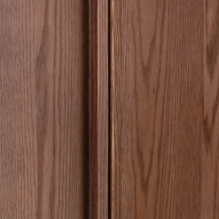 Armoire*alinea Armoire 2 portes battantes en chêne massif H192cm - Bois foncé