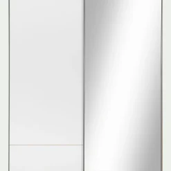 Dressing|Armoire*alinea Armoire dressing avec 2 portes coulissantes en bois effet chêne H235cm - Blanc