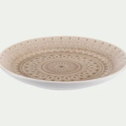 Assiette*alinea Assiette à dessert à motifs en grès D20,7cm - alpilles Beige