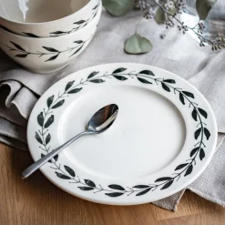 Assiette*alinea Assiette à dessert en faïence D22cm - Blanc