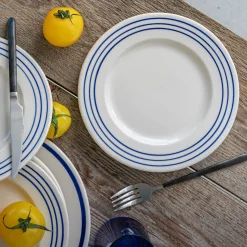 Assiette*alinea Assiette à dessert en faïence D22cm - Blanc