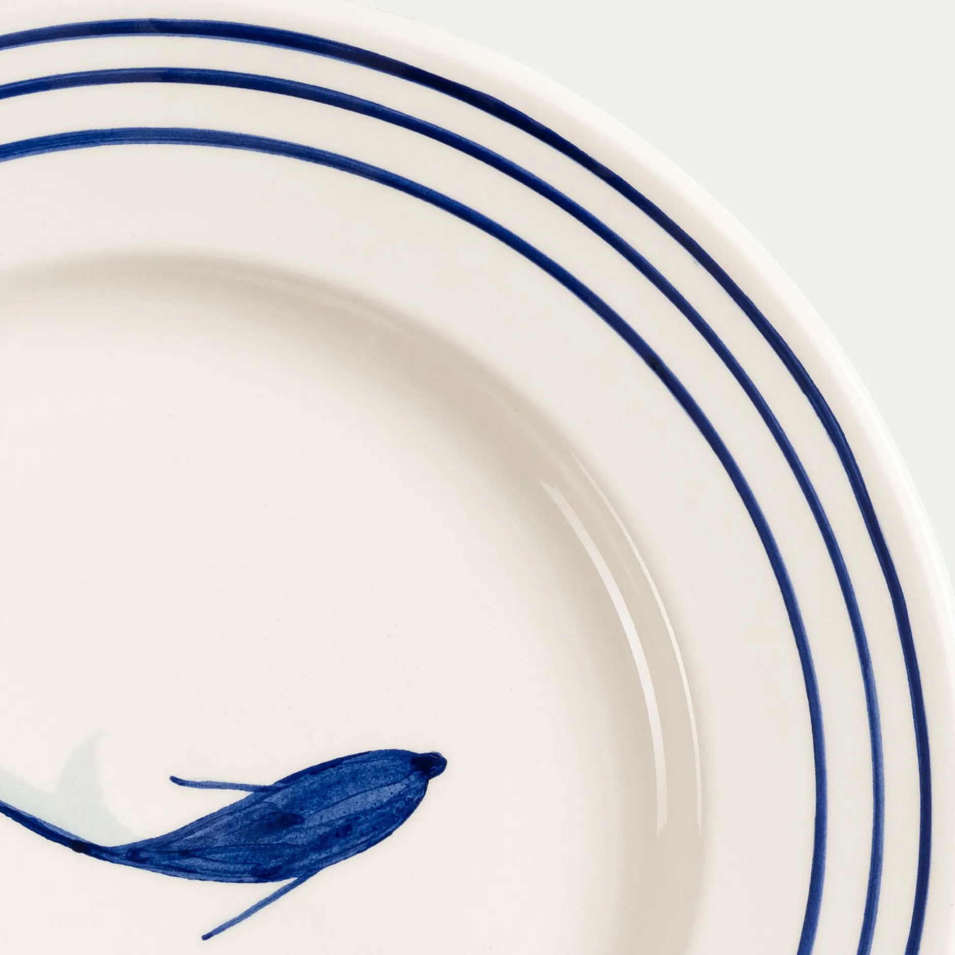 Assiette*alinea Assiette à dessert en faïence avec motif D22cm - Blanc