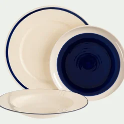 Assiette*alinea Assiette à dessert en faïence D20,5cm - Bleu