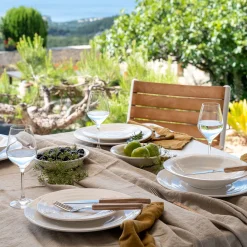 Assiette*alinea Assiette à dessert en faïence D20cm - Blanc