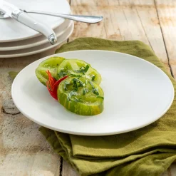 Assiette*alinea Assiette à dessert en faïence D20cm - ventoux Blanc