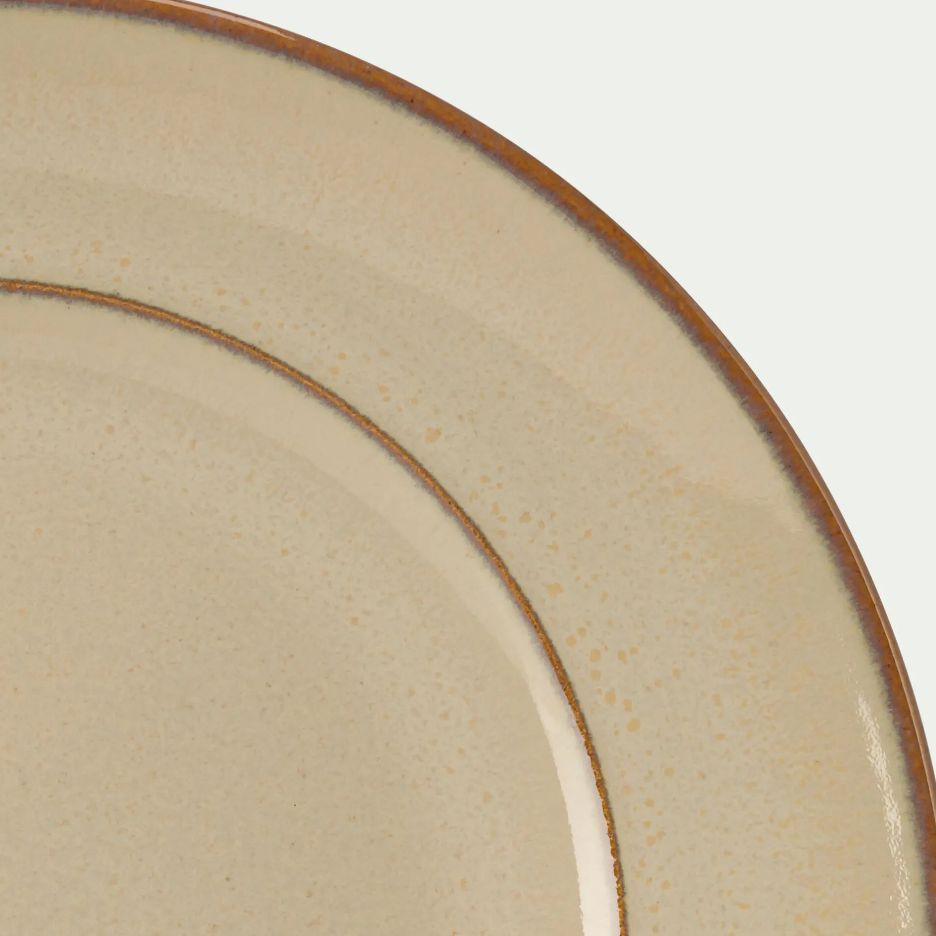 Assiette*alinea Assiette à dessert en grès D22cm - alpilles Beige