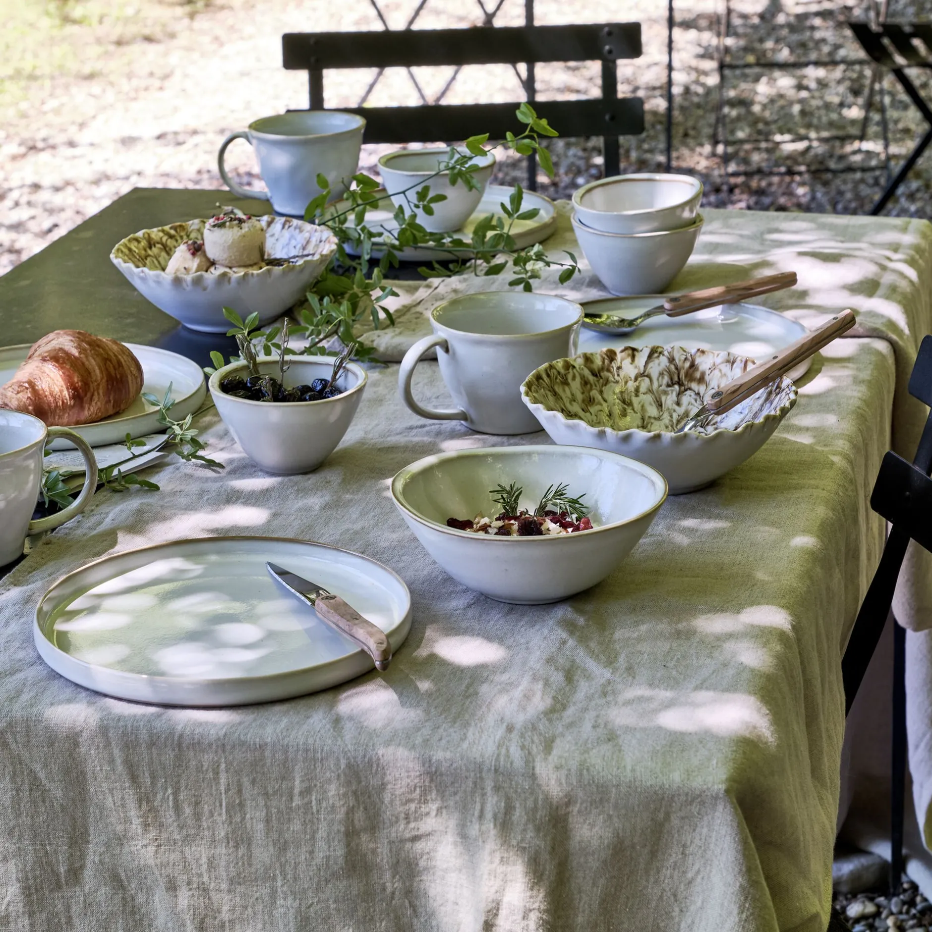 Assiette*alinea Assiette à dessert en grès D22,5cm - alpilles Beige