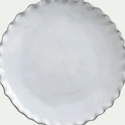 Assiette*alinea Assiette à dessert en grès D20cm - Blanc