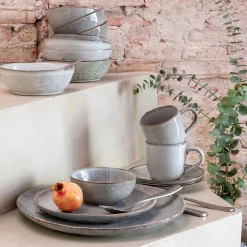 Assiette*alinea Assiette à dessert en grès D20cm - Vert