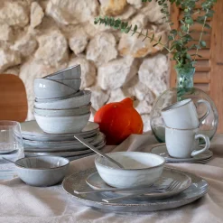 Assiette*alinea Assiette à dessert en grès D20cm - Vert