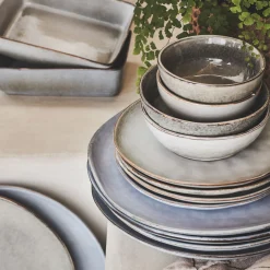 Assiette*alinea Assiette à dessert en grès D20cm - Vert