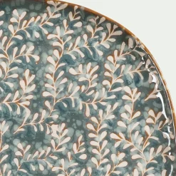 Assiette*alinea Assiette à dessert en grès D20cm - autan Bleu