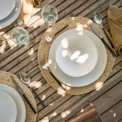 Assiette|Assiette De Noël*alinea Assiette à dessert en grès D20,5cm - ventoux Blanc