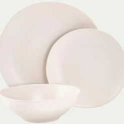 Assiette|Assiette De Noël*alinea Assiette à dessert en grès D20,5cm - ventoux Blanc