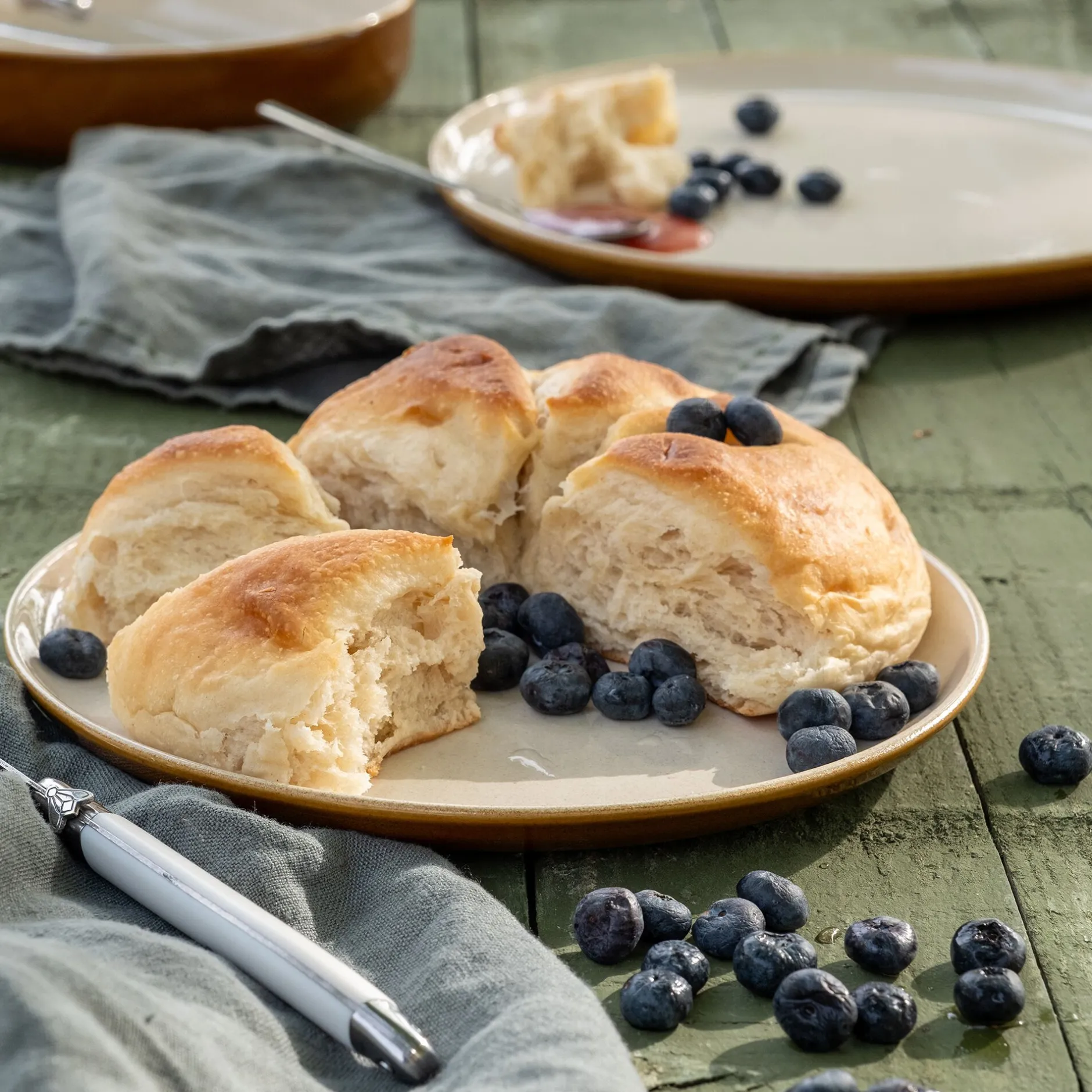 Assiette*alinea Assiette à dessert en grès D21,8cm - brun laquier Marron