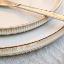 Assiette*alinea Assiette à dessert en grès D21,3cm - Beige