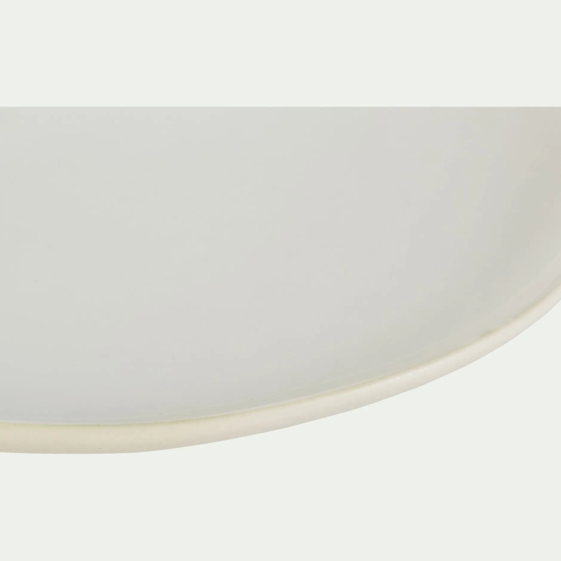 Assiette|Assiette De Noël*alinea Assiette à dessert en grès D21cm - Blanc ventoux